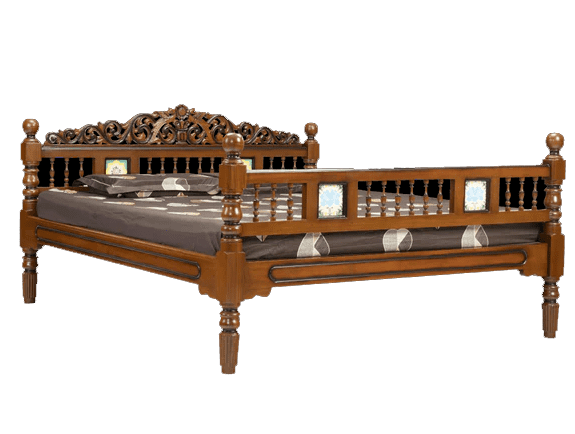 wooden cot in karaikudi